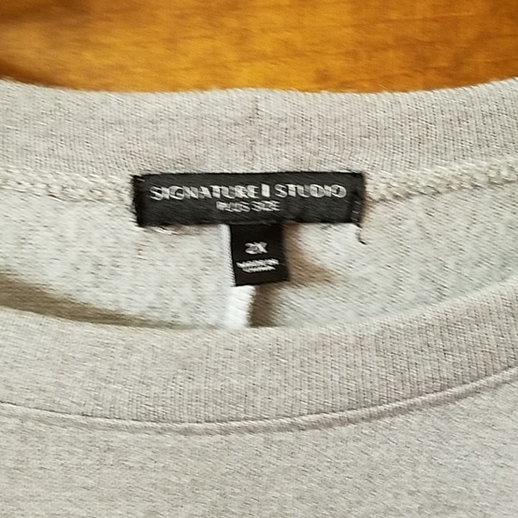 Signature Studio 2X Jersey Sweater Dress - Picture 5 of 7